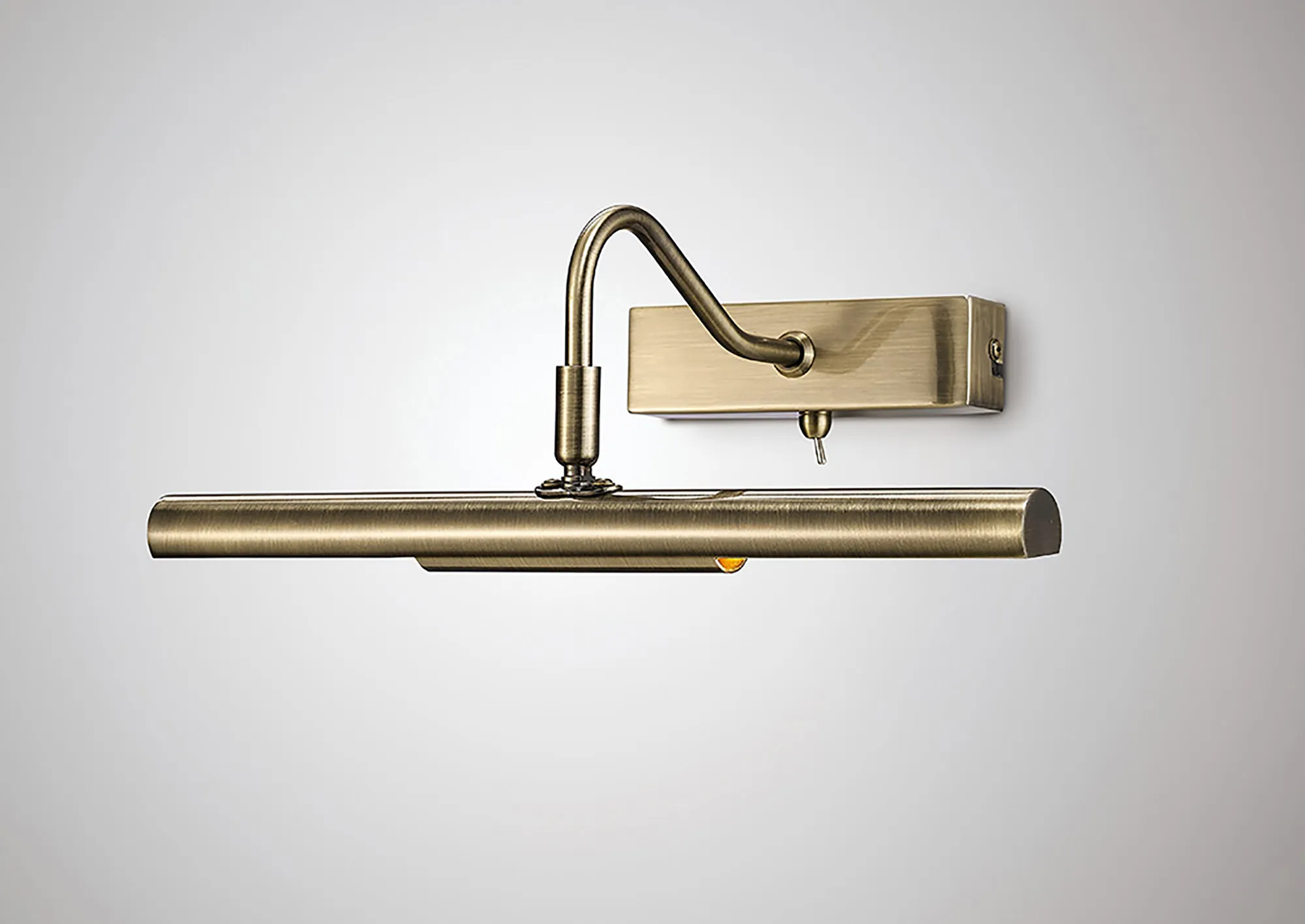 Abacus Dimmable Antique Brass Wall Lights Deco Picture Lights